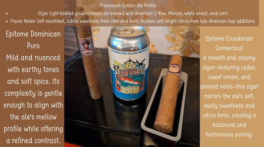 Freemason Golden Ale Pairing Guide: Perfect Cigar Matches from The Epitome