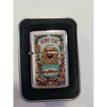 Cigar Themed Label Dual Flame Torch Lighter