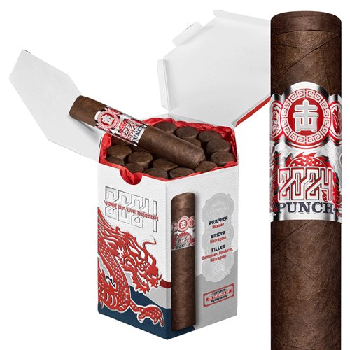 Punch Dragon Fire Box of 20 Robusto Gordo (5.0" x 60)