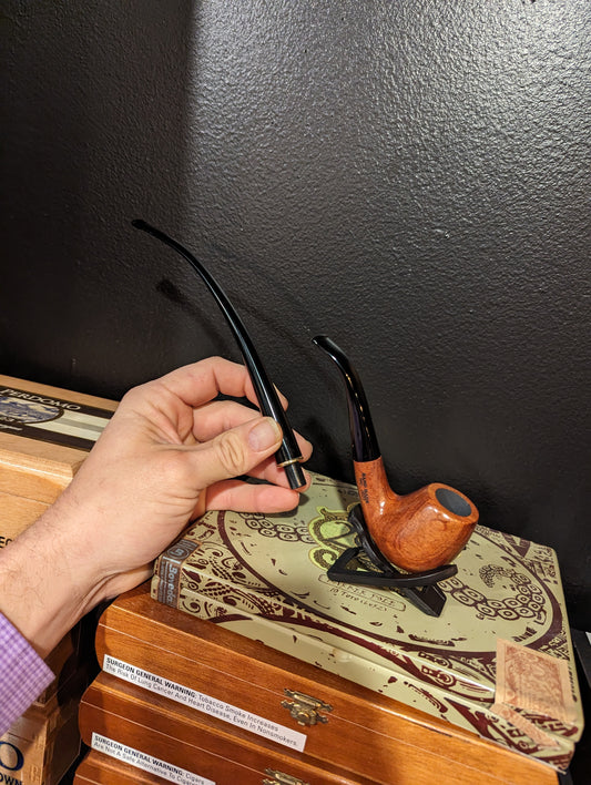 Rosewood pipe come with two stems