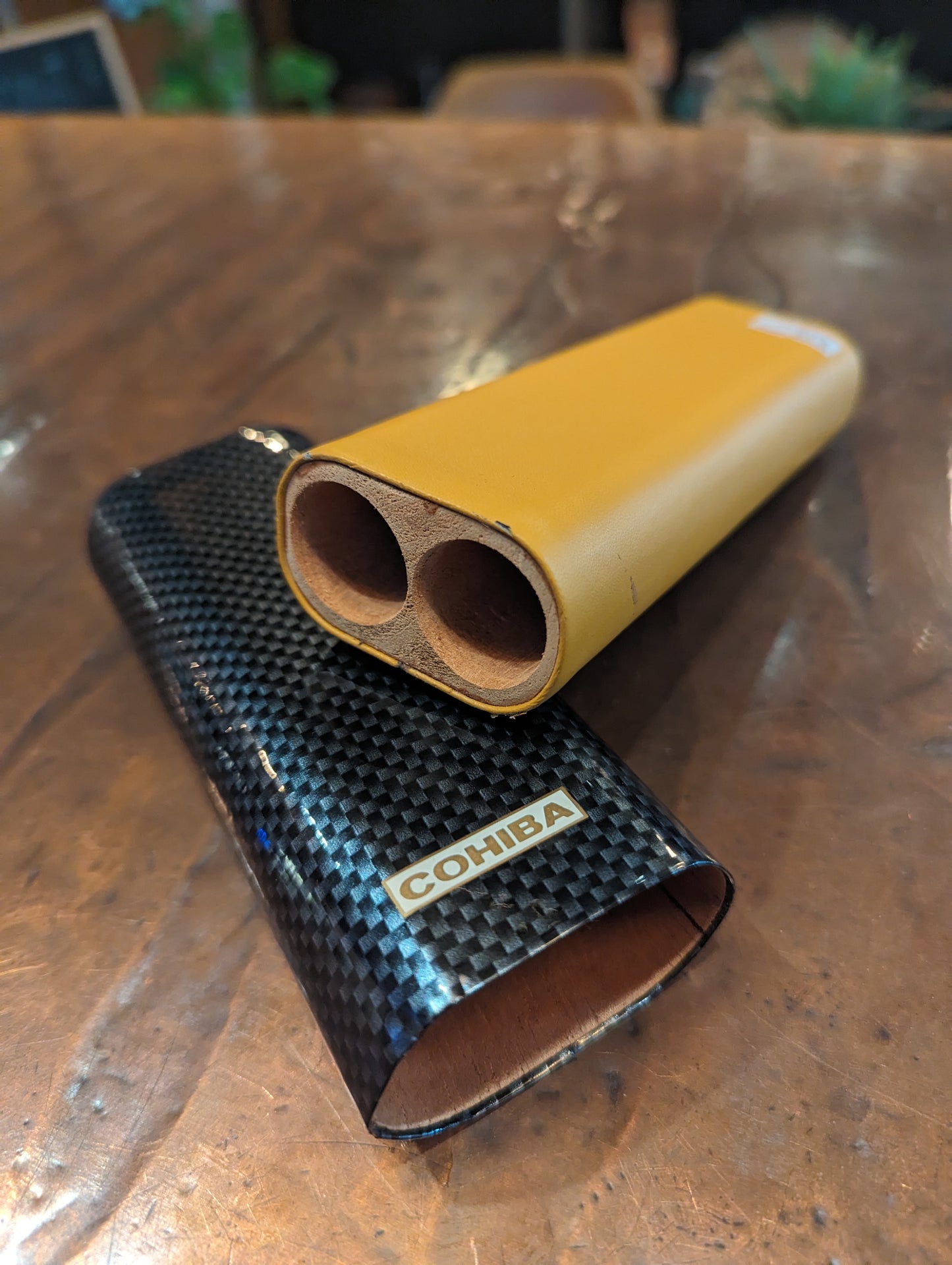 Cohiba 2 cigar travel case