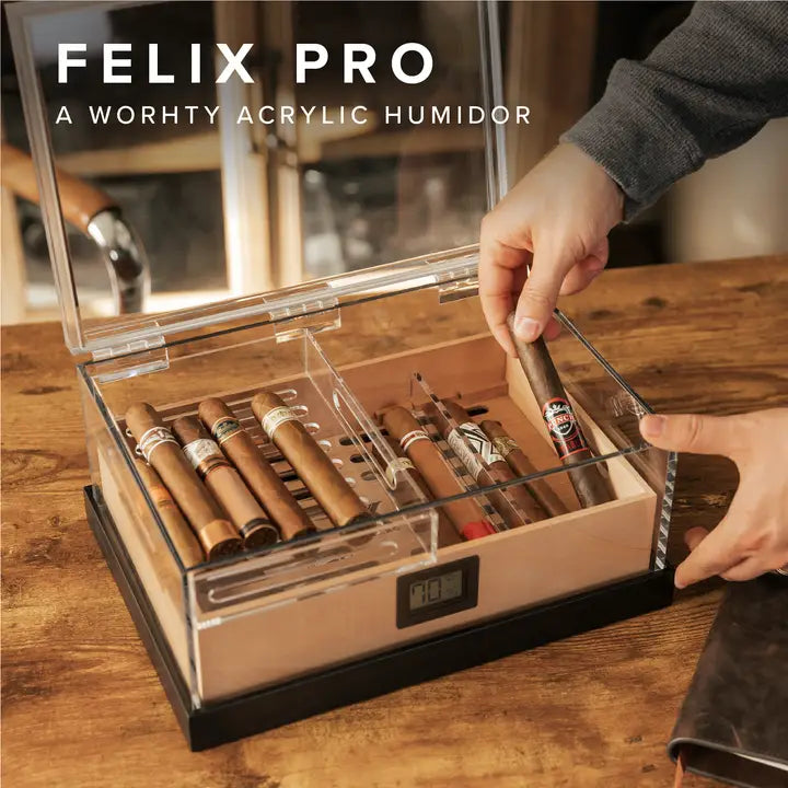 Felix Pro Tupperdor - Acrylic Humidor