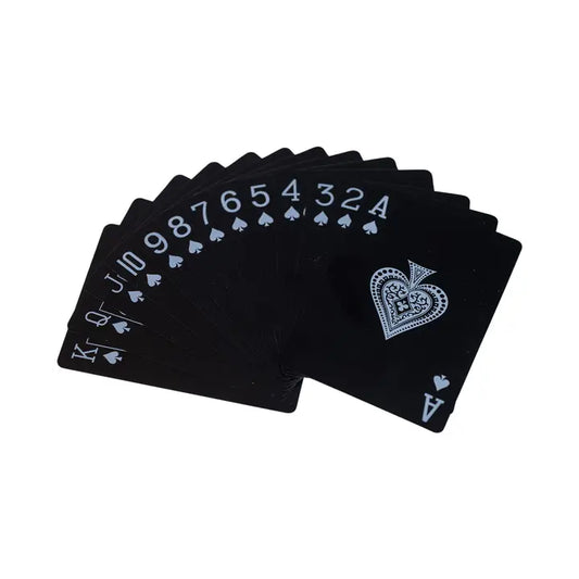 Black Waterproof Card Deck
