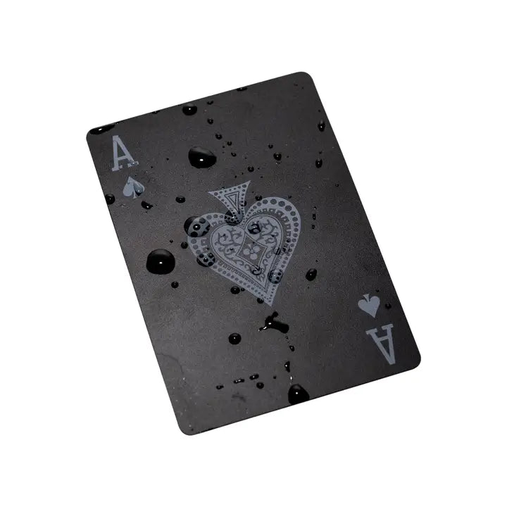 Black Waterproof Card Deck